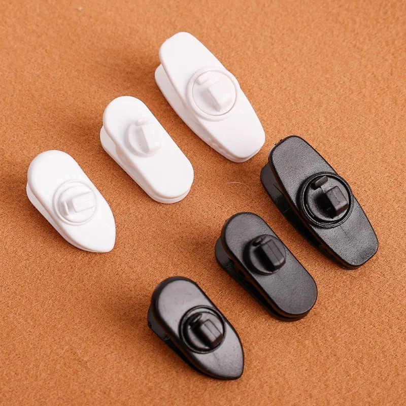Clips de Cable para auriculares, línea de auriculares giratoria, Clip para ropa, Collar, abrazadera de puño desmontable, gancho, accesorios para auriculares, 1-10 Uds.