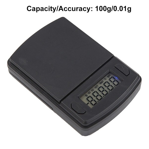 Báscula Digital portátil de palma para joyería, balanza Digital de bolsillo, pantalla LCD electrónica, ponderación de escala, diamante para cocina, 1 Uds.: 4