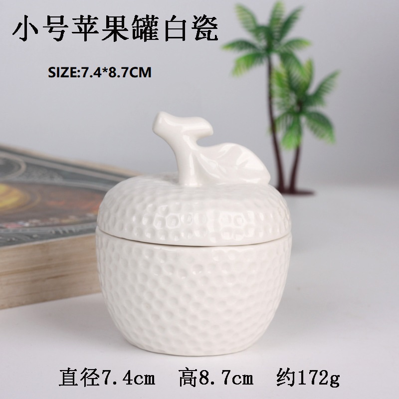 Ceramic Pineapple Storage Tank Aromatherapy Candle Storage Container Dustproof Cover Sugar Crafts Desktop Ceramic Jar and Lid: G-S