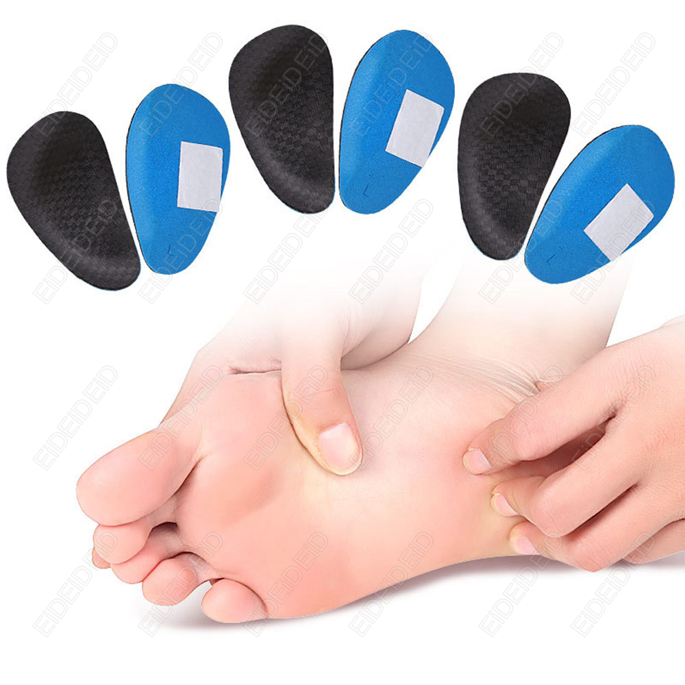 1/2 Pairs EVA Zachte Halve Inlegzolen Platte Steunzool Sport Palm Pad Voet Pijnbestrijding Platvoeten Correctie Orthopedische Schoen Inserts
