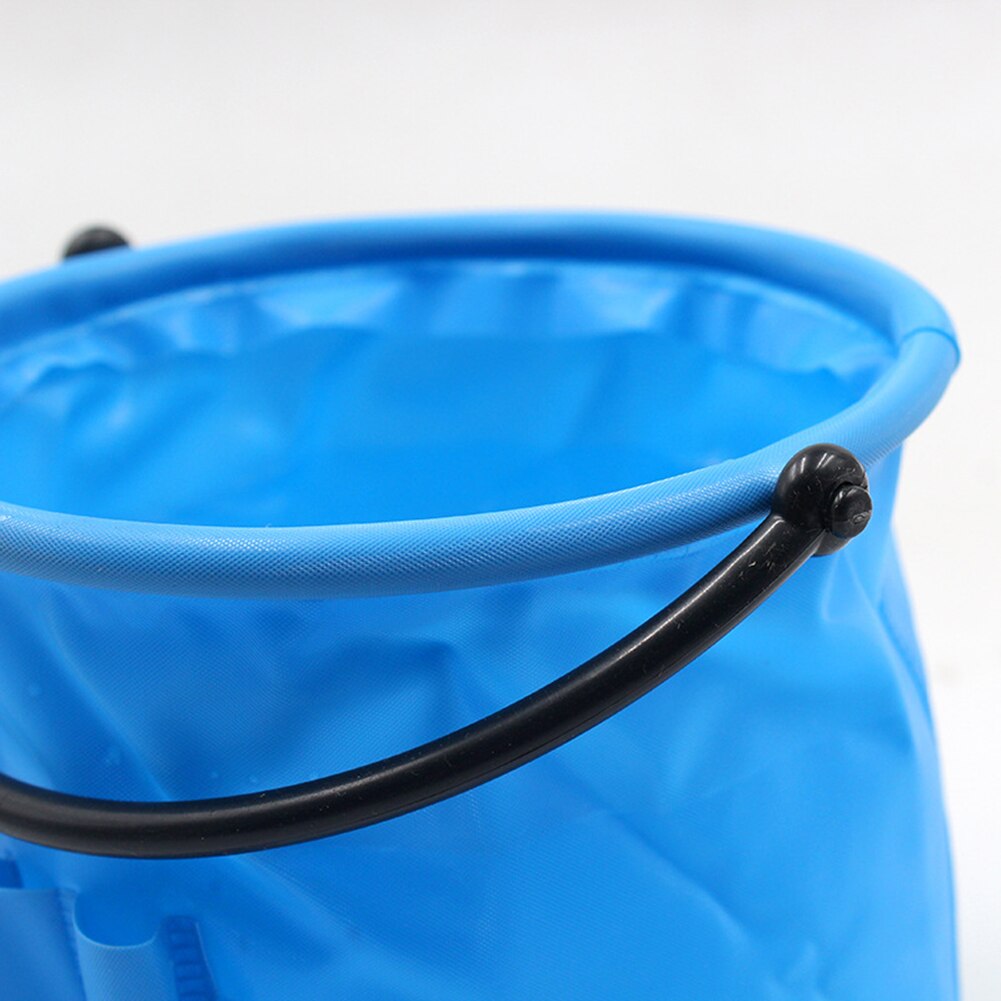 Plastic Folding Bucket Portable Collapsible Fishing Bucket For Washing Painting Brushes