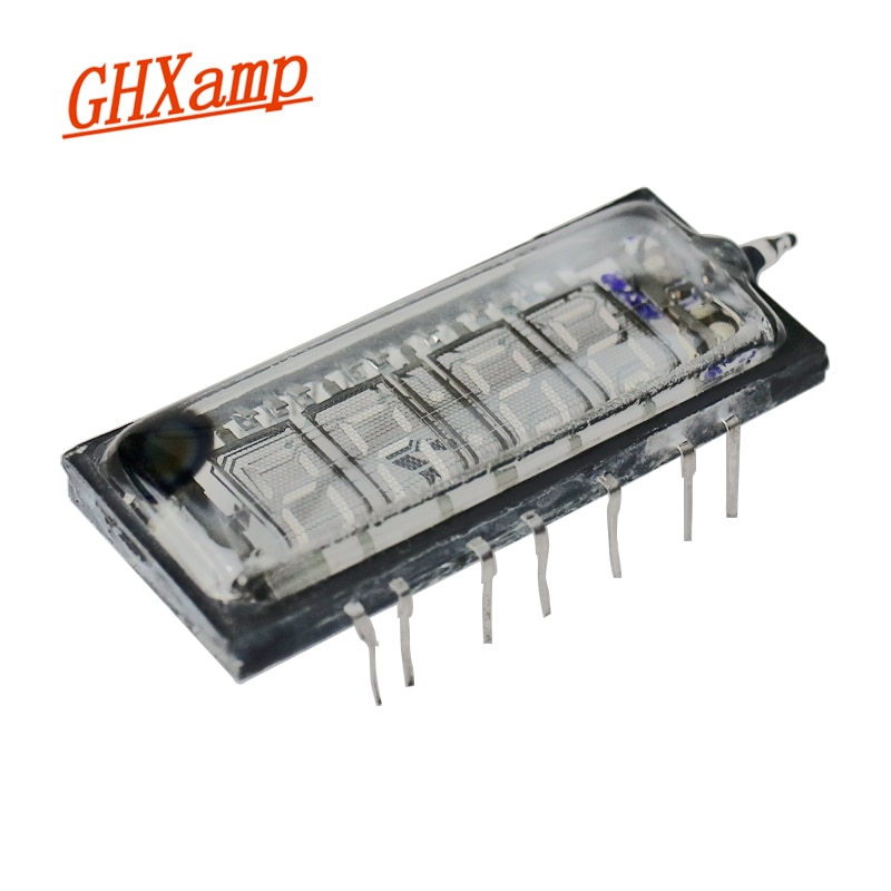Ghxamp ivl 2-7 / 5 transparent kolon lysstofrør vfd skærm ur hjemme lysstofrør ur gør-det-selv 1 stk.