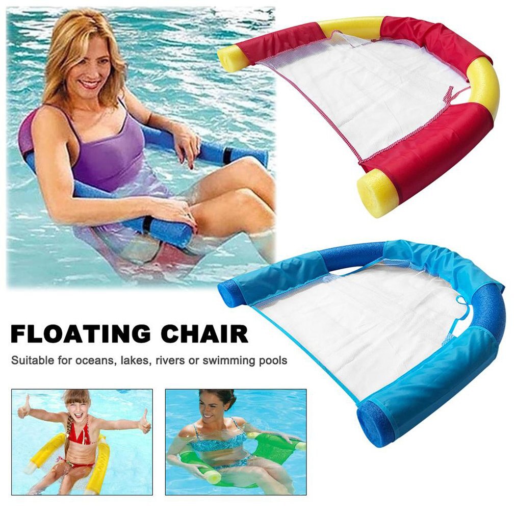 Piscina Galleggiante Sedia Piscina per Bambini per Adulti Letto Sedile Galleggiante Acqua Anello di Luce Spiaggia Piscina Anello Accessori