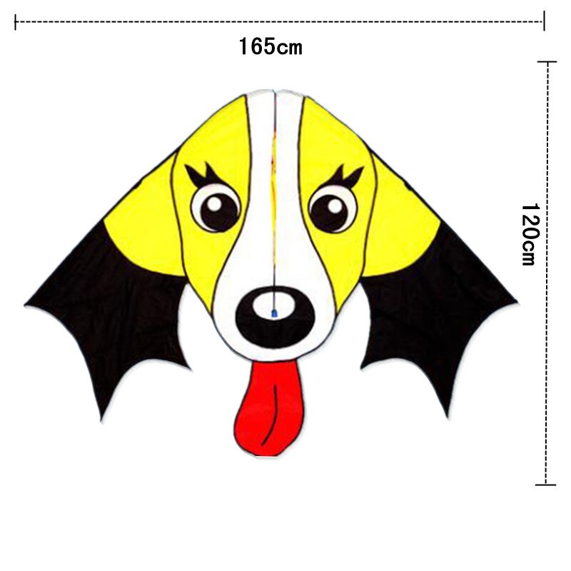 dier kite hond kite nylon scheurvast outdoor sport vliegende speelgoed kinderen makkelijk te vliegen enkele lijn kite fabriek