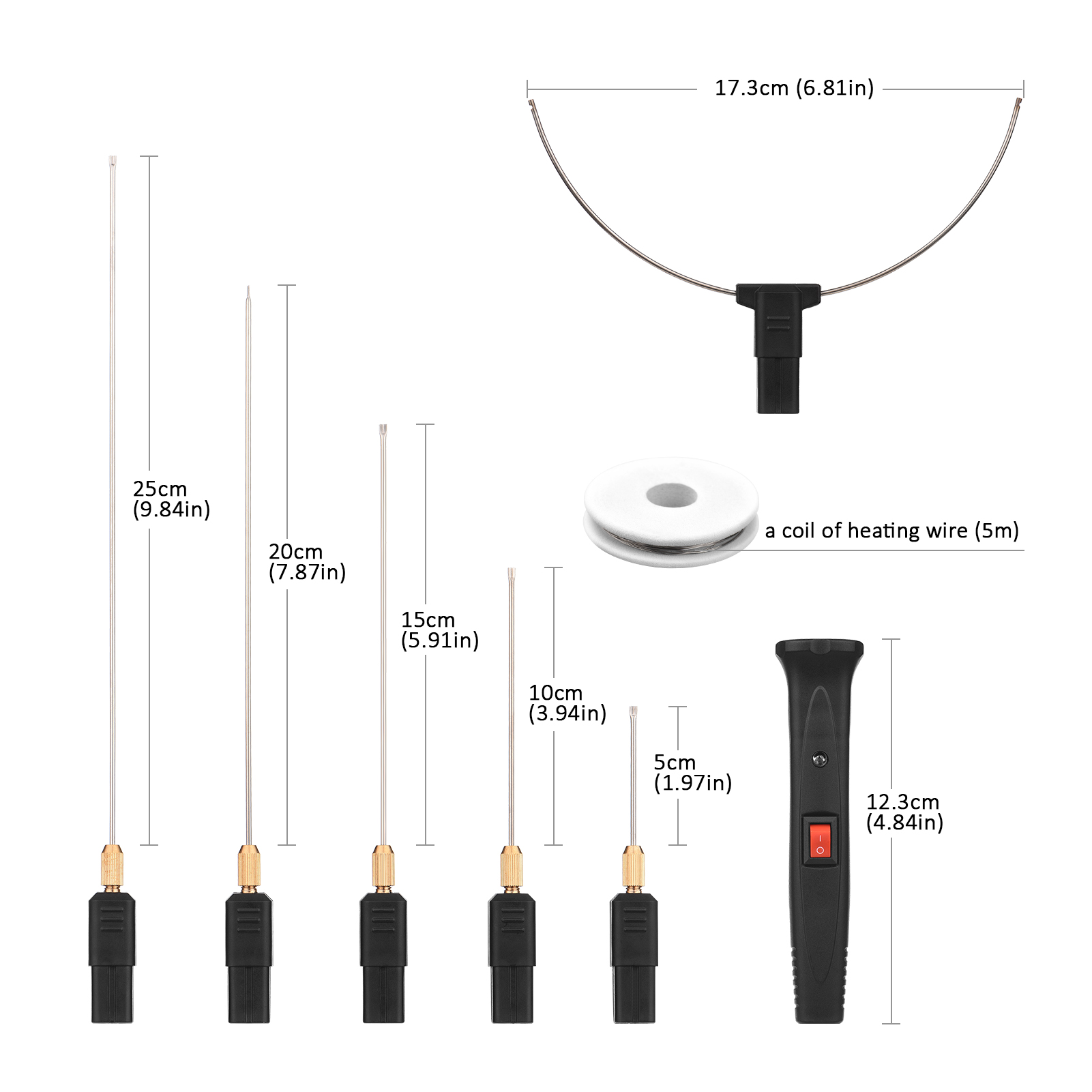 24W Elektrische Schuim Snijder Kit 0-300 ℃ Verstelbare Temperatuur Schuim Snijden Pen Wire Cutter Piepschuim Snijden tool Graveur