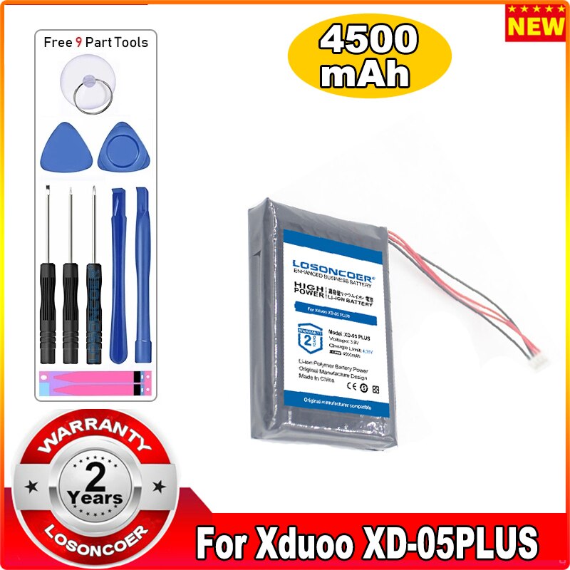 Losoncoer 4500 mah xd -05 plus akku für xduoo xd -05 plus