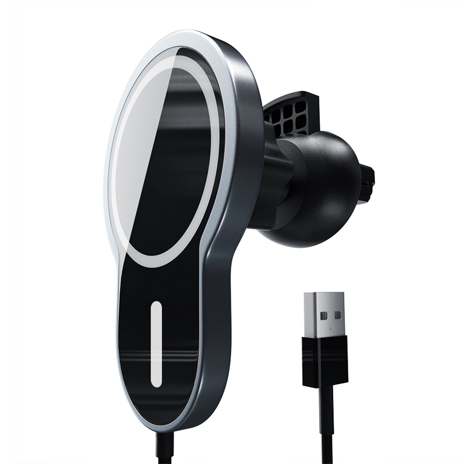 ALAFLY 15 W magnetische draadloze autolader [Vacuümzuignap] 360° verstelbaar en opvouwbaar autolader voor dashboard/voorruit [MagSafe-compatibel] voor iPhone 17/16/15/14