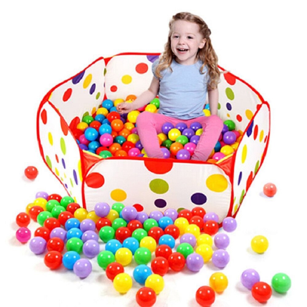 Børneboldspil afstemningstelt toddler boldkasse til småbørn 1m