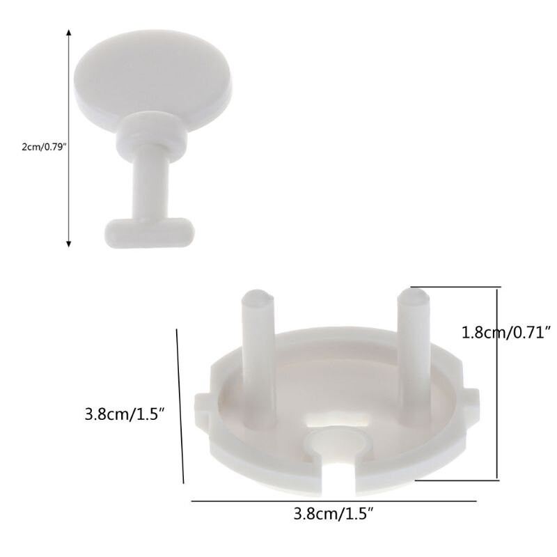 Cubierta protectora de enchufe estándar francés, Kit de seguridad para bebé y niño, 3 Llaves, 12 unidades