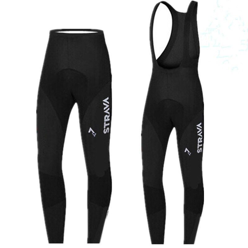 STRAVA bicycle men's belt 16D rubber air cushion bicycle pantyhose cycling pants black men's cycling pants