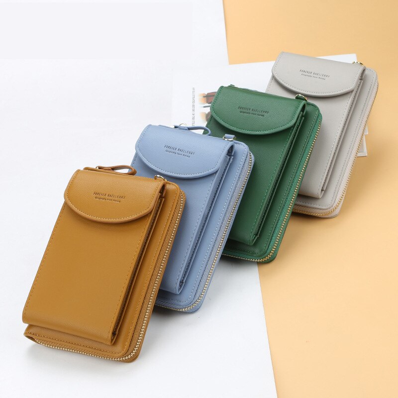 Women Wallet Famous Brand Cell Phone Bags Big Card Holders Handbag Purse Clutch Messenger Shoulder Long Straps