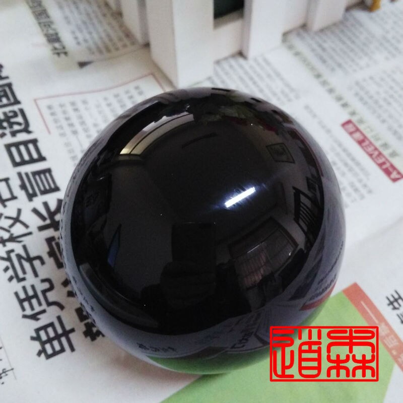 Dsjuggling Acrylic Juggling Contact Balls (2.95 Inch 75mm Color as Black, Glow, Purple)