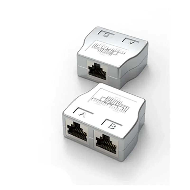 Computer To Router Rj45 RJ45 Splitter 1 To 2 Ethernet Adapter Internet Net... – Grandado