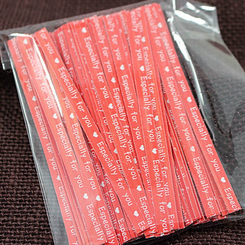 100Stck/tasche Küche Spielereien Kuchen Twist Krawatte Draht metallisch Twist Krawatten Lutscher Nachtisch Zubehör Befestigungen Abdichtung Werkzeuge