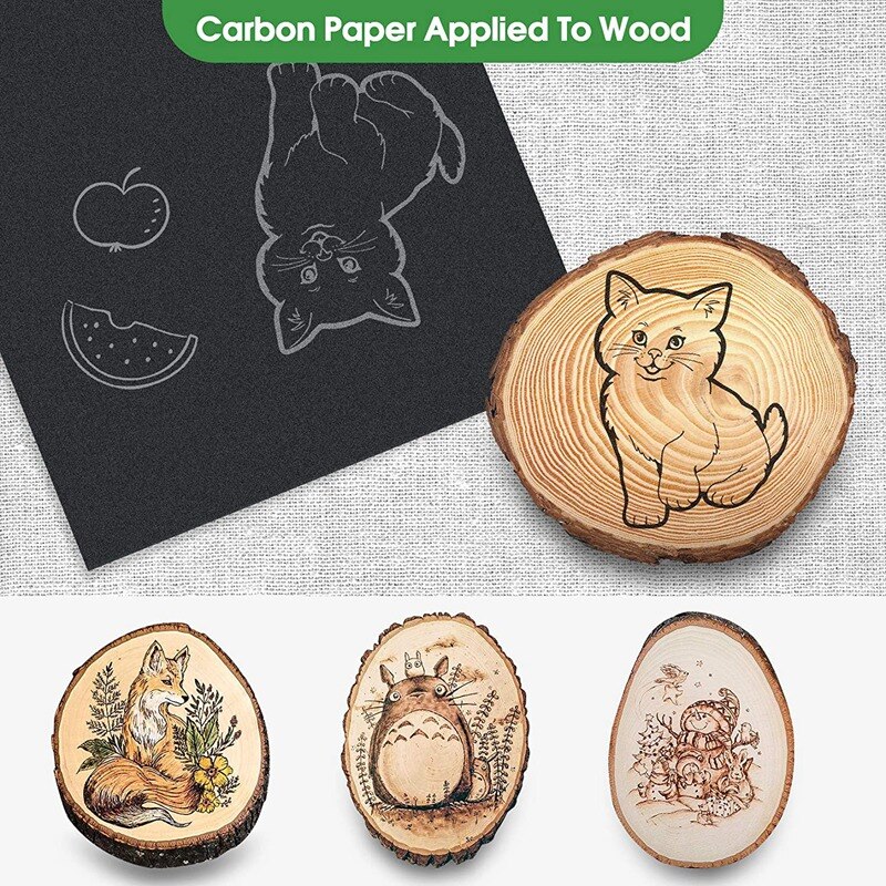 205 Sheets Carbon Paper Sheets, Carbon Copy Paper with 5PCS Embossing Stylus for DIY Woodworking, Paper, Canvas(A4 Size)