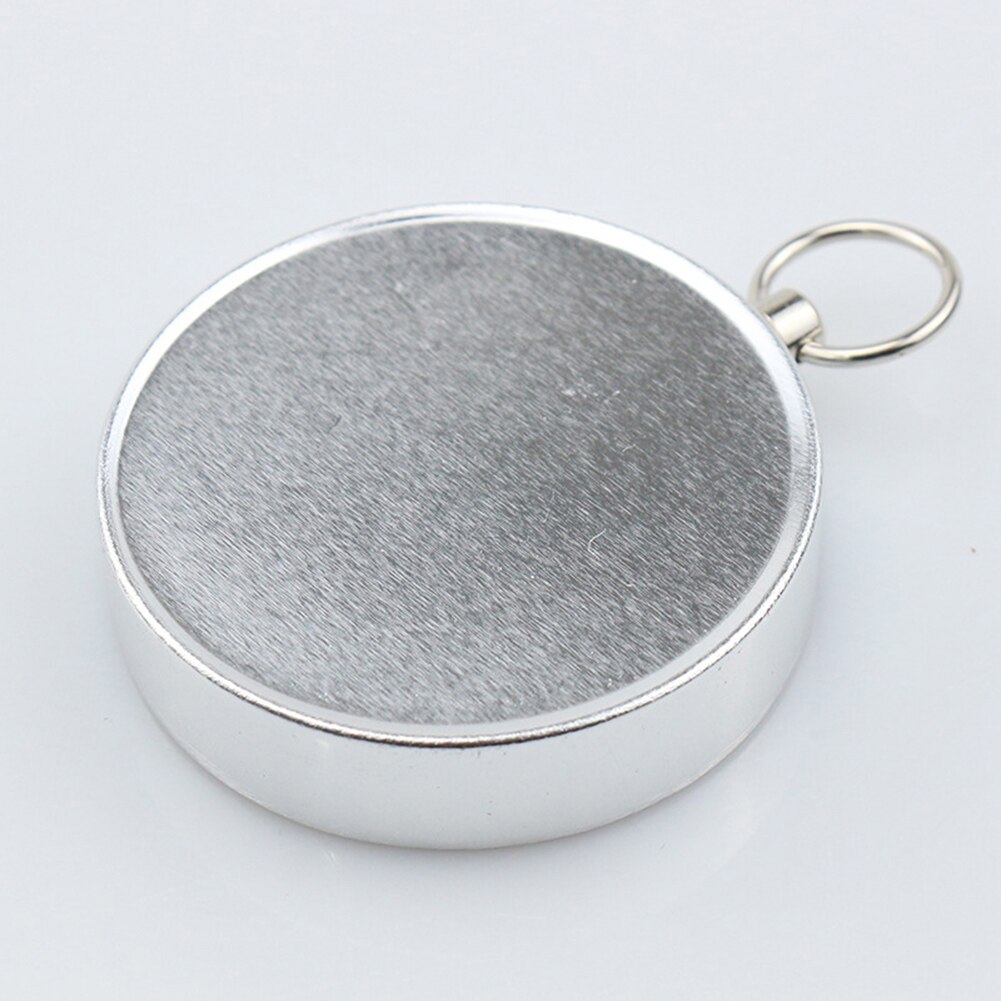 Mini Pocket camping travel mini compass hiking navigation aluminum compass high precision anti-interference compass
