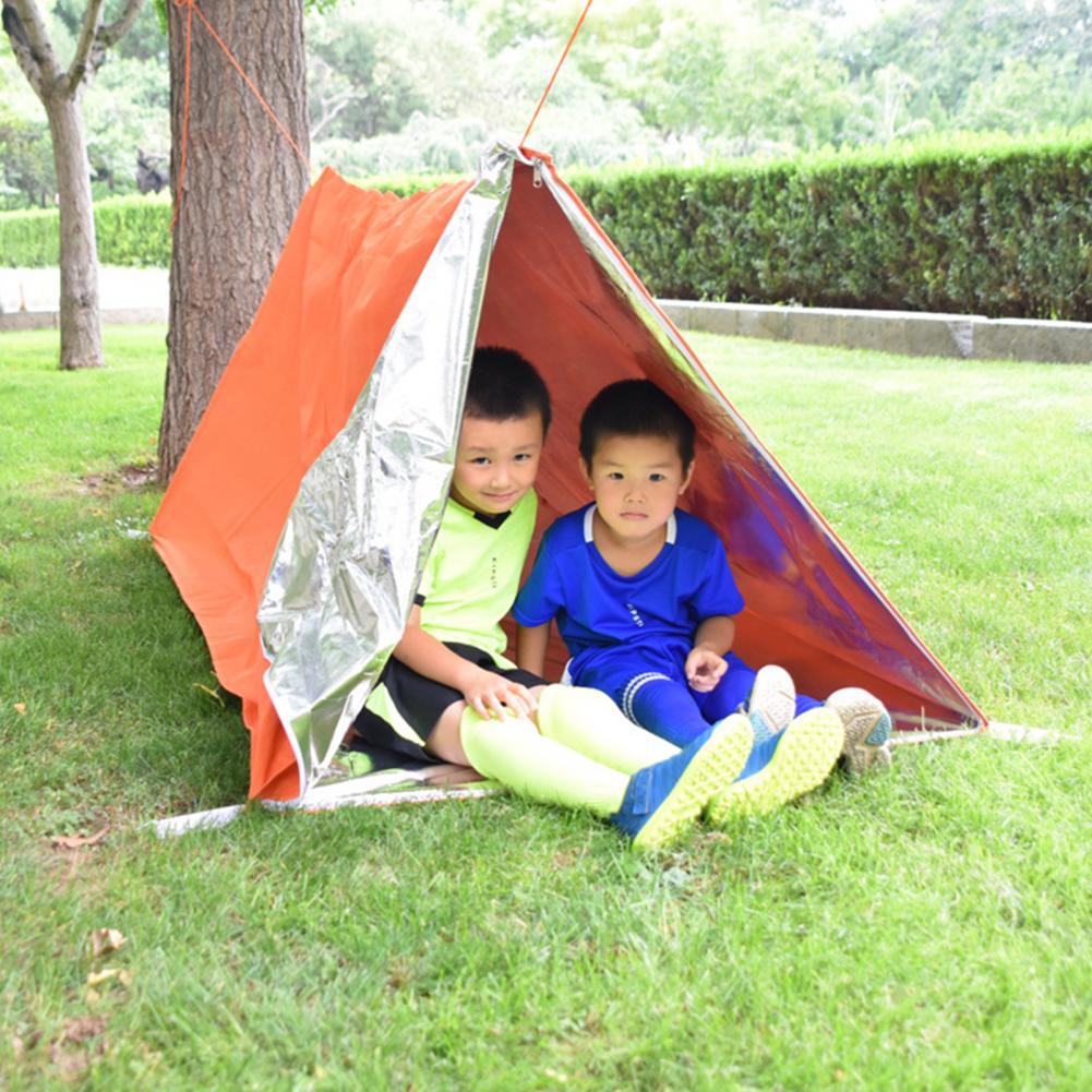Tente d'isolation thermique multicouche, couverture de Camping non tissée aluminisée pour l'extérieur