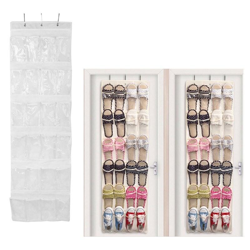 24 tassen draagbare kast opberg organizer garderobe kledingrek planken 24 sgelf hangende organizer