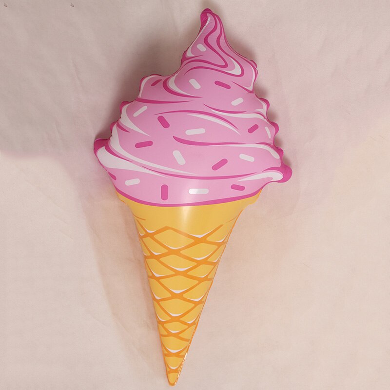90cm 35inch Giant Inflatable Ice Cream Pool Float Inflatable Water Toys Air Mattress For Swimming Floating Popsicle: Pink