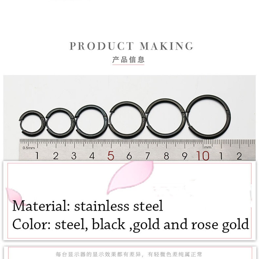 1 Paar Roestvrijstalen Oorringen Voor Vrouwen Meisje Gouden Kleur Huggies Stud Eenvoudige Kleine Cirkel Helix Piercing Hoepels Oor Sieraden