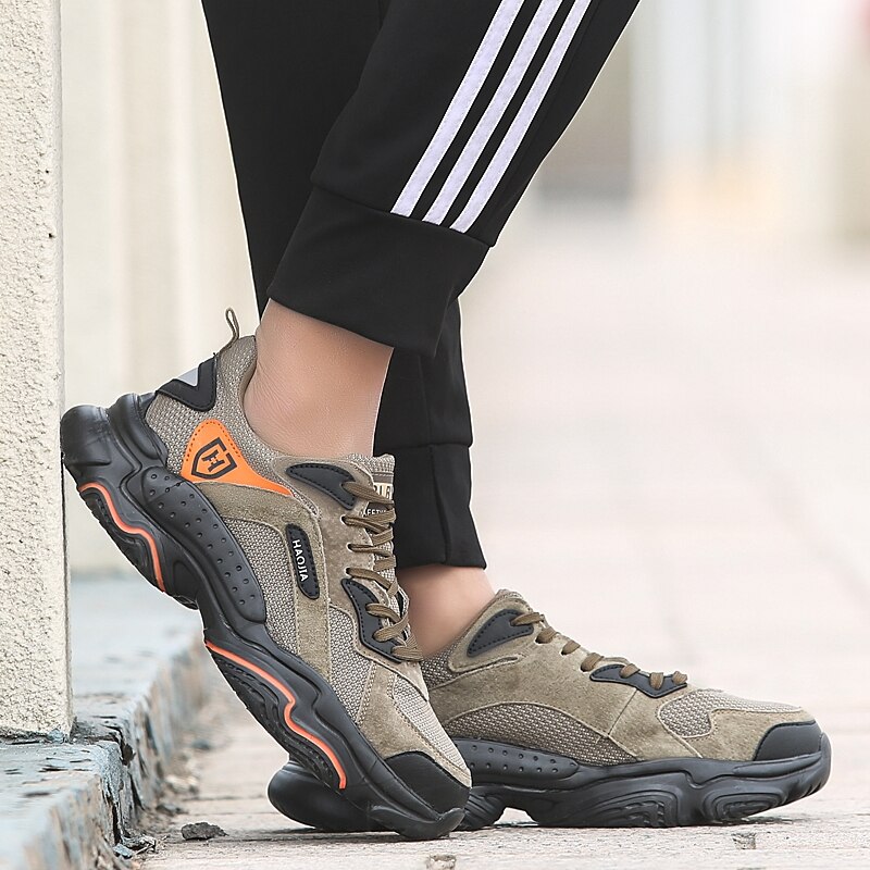 Männer und frauen Sicherheit Schuhe Arbeit Turnschuhe Stahl Kappe Kappe Lässig Männlichen Schuh Plus Größe JOY-228