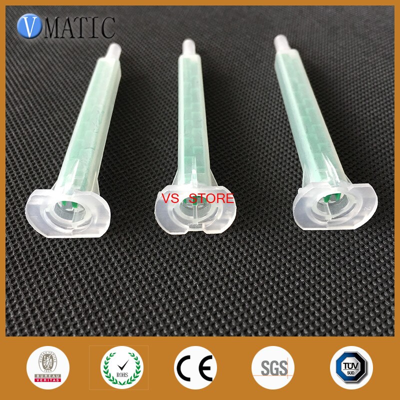 Resin Square Static Mixer FMF6-16 Mixing Nozzle For Duo Pack Epoxies