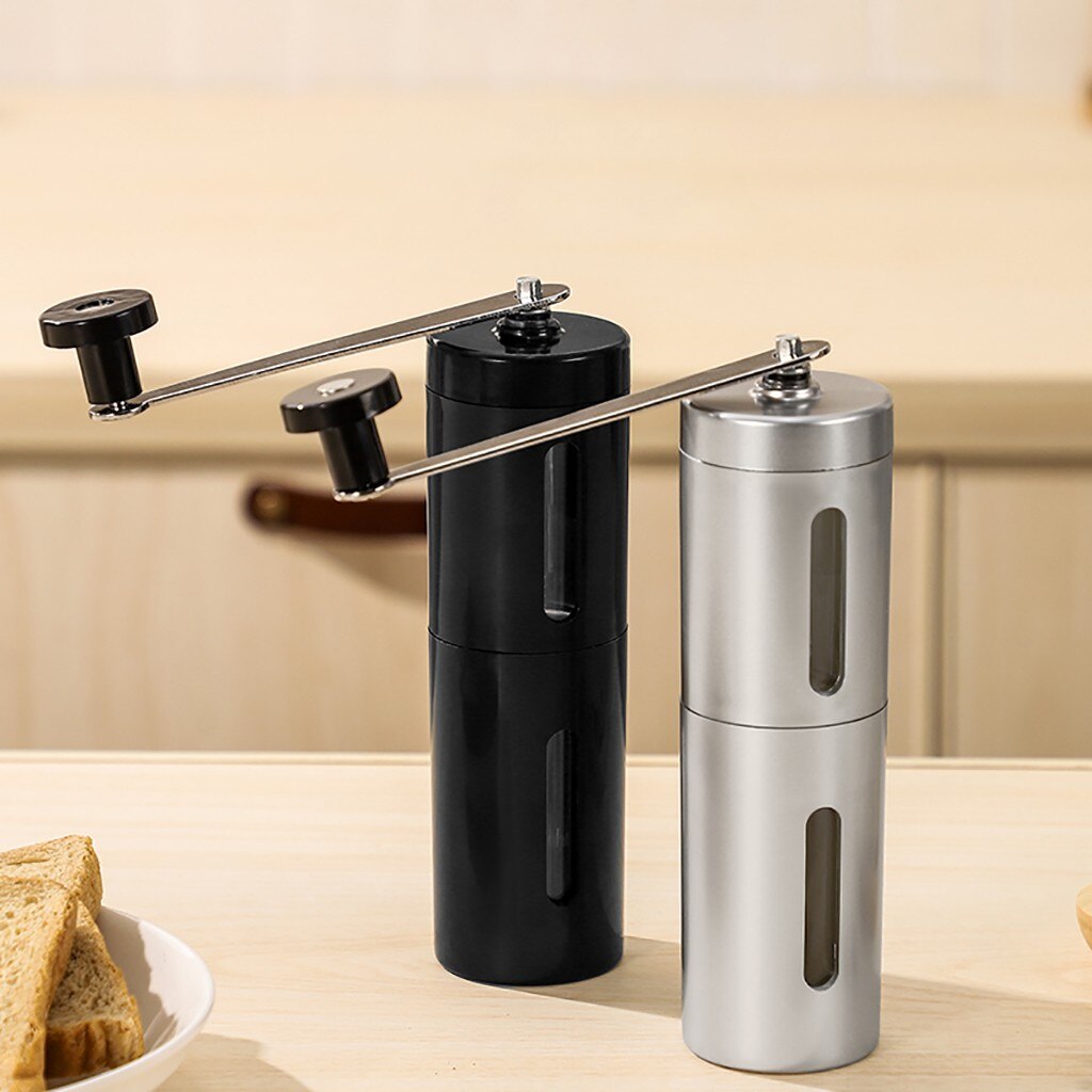 Portable Coffee Grinder Stainless Steel Adjustable Handheld Coffee Grinder Cocoa Bean Mill Manual Coffee Grinder#0826g30