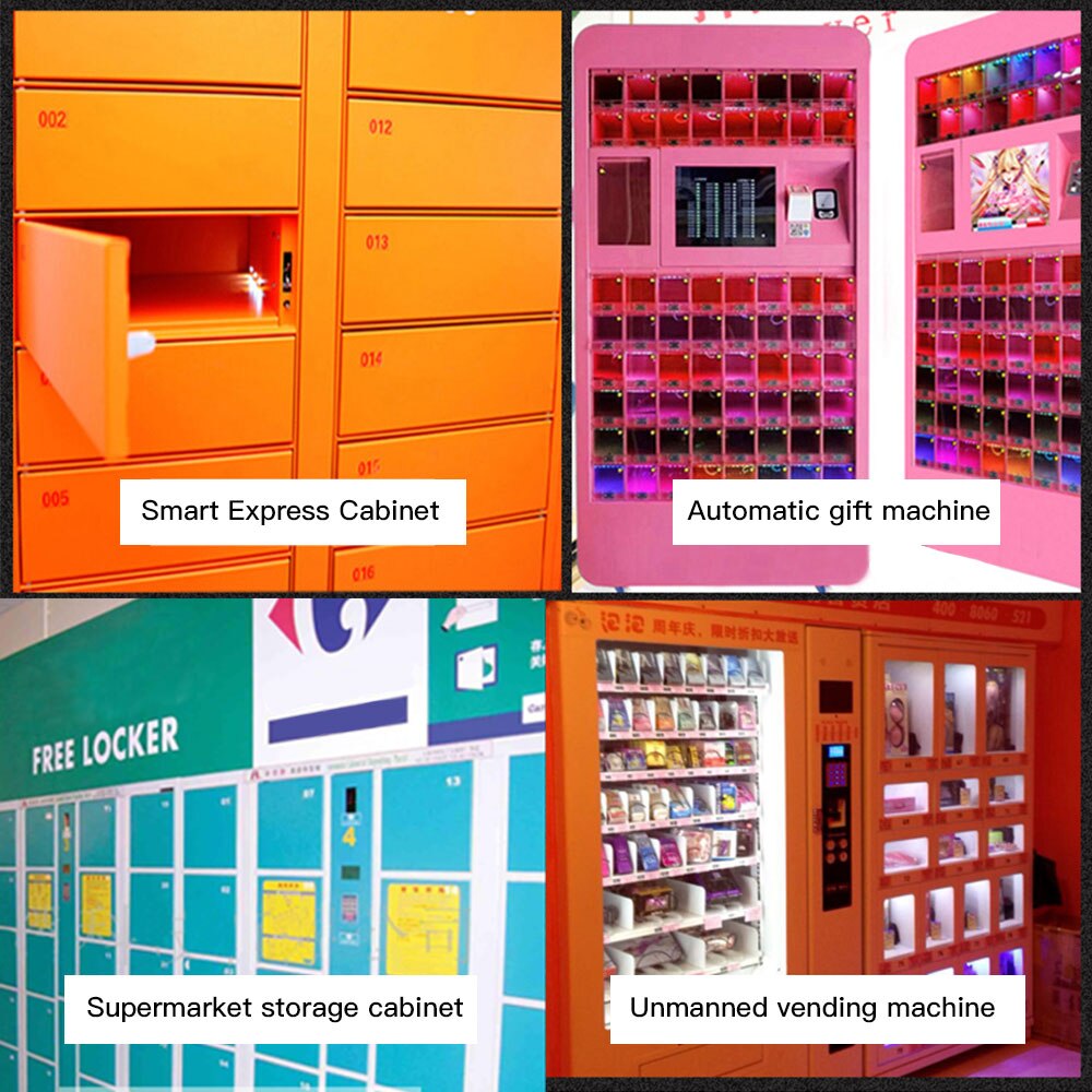 12V Electrical Lock Locker Electric Control Latch Drawer Switch Lock Smart Cupboard Case Safety Cabinet Anti-theft Door Lock