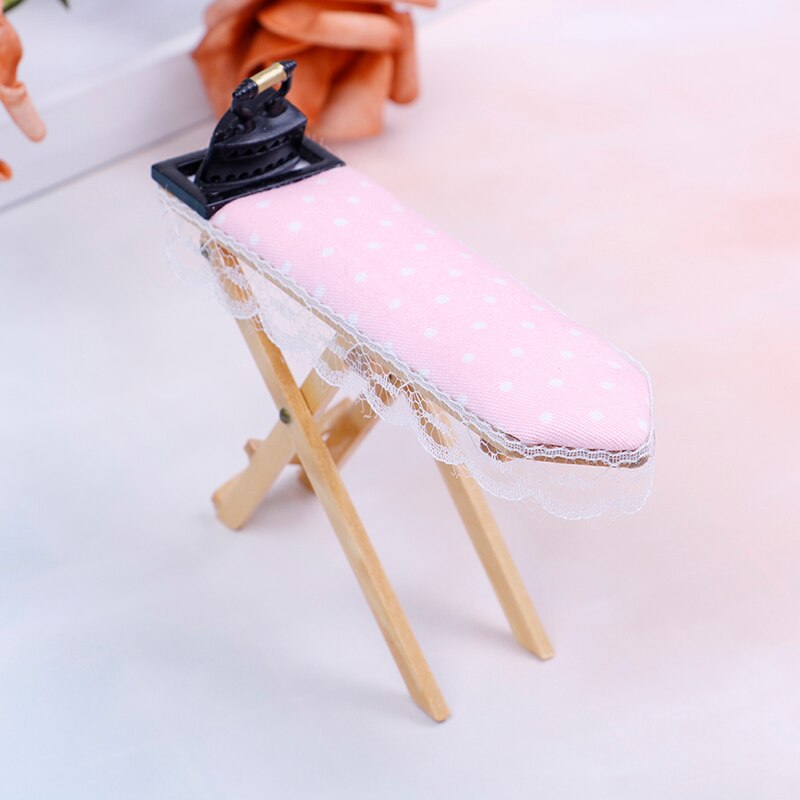 1:12 Mini Sewing Machine Iron Board Simulation Home Furniture for Girl Doll House Decoration Dollhouse Miniature Accessories: 6