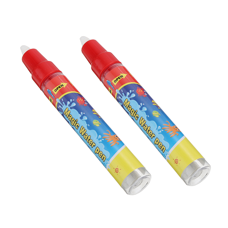 Juego de bolígrafos mágicos de agua acuática, Set de 2 unids/set para dibujar, pintar, escribir, hacer garabatos, dibujo al agua, grafiti