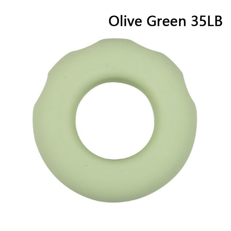 O Hand Gripper Grip Silicone Ring Hand Resistance Band Finger Stretcher-Exercise for Forearm Wrist Training Carpal Hand Expander: Light Green