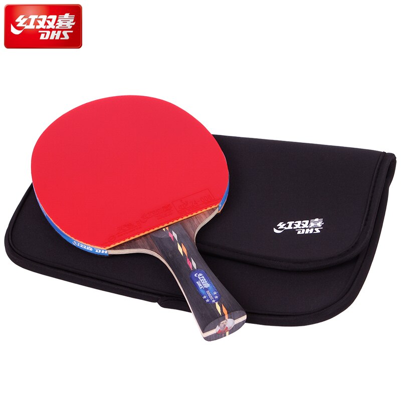 Original Dhs 5002/5006C Table Tennis Racket All-round Pimples in Rubber Ping Pong Racket Tenis De Mesa Table Tennis