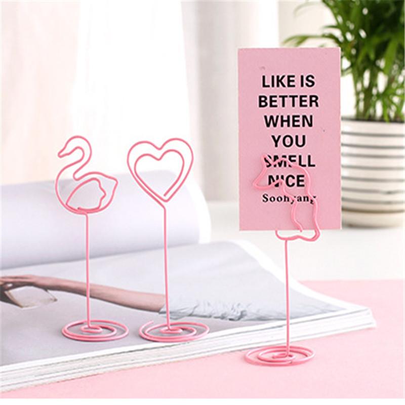 Stationery Desk Notes Clips Wedding Favors Place Card Table Photo Memo Number Name Clips Message Clips Kids Folder Holder