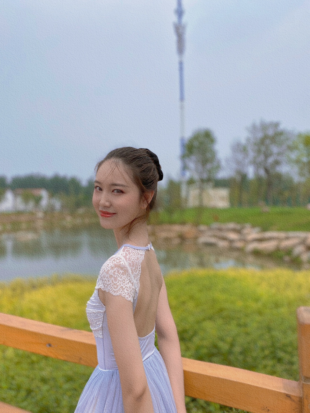 Lace Gym Women Dancing Ballet Exercise Clothing Base Training Clothes Ballerina Dance Leotard Fog Blue Dress for Girls Jumpsuit