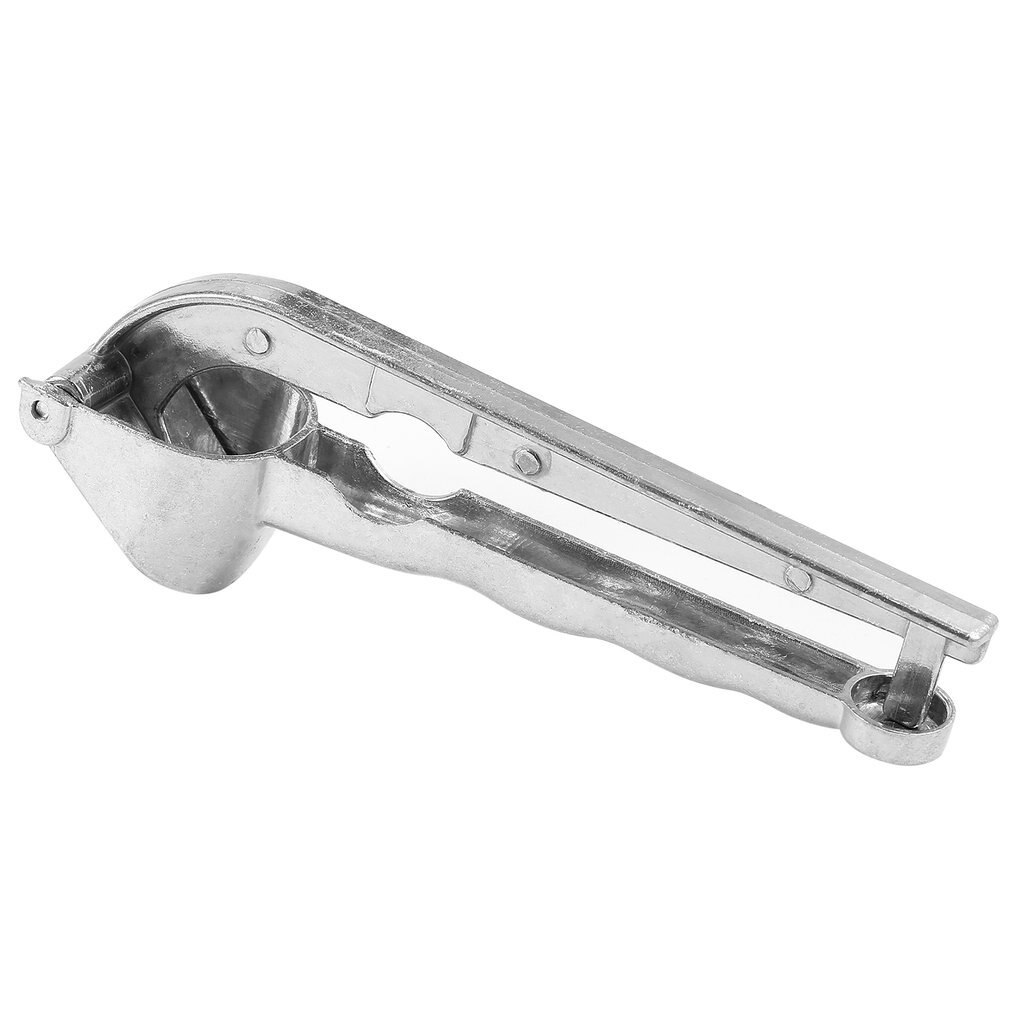 Aluminum Garlic Press Presser Kitchen Tool Cooking Gadgets Ergonomic Handle for Better Leverage and Easy Squeezing