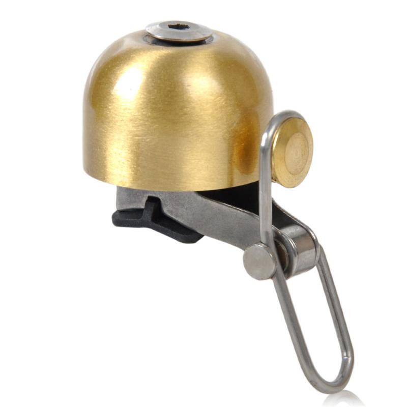 Fiets Bell Retro Fiets Koperen Bel Opvouwbare Scooter Super Luid Luidspreker Universele Fiets Bel Fiets Accessoires: gold