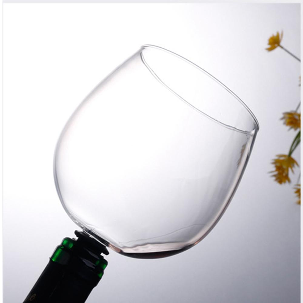 Creatieve Stemless Rode Wijn Glas Rechte Drinken Champagne Vodka Whisky Swig Cup Fles Wijn Stop Drinkware Bar Accessorie