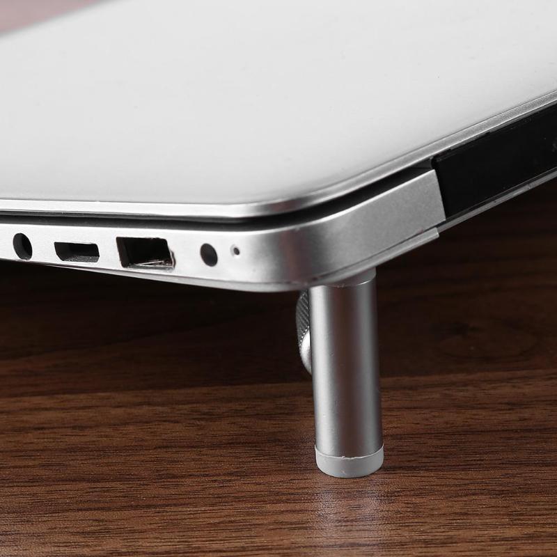 Yleiskäyttöinen alumiiniseos kannettavan tietokoneen teline teline jäähdytysteline telakka pc pad kannettava pöytä tablettituki macbookin pidikkeelle