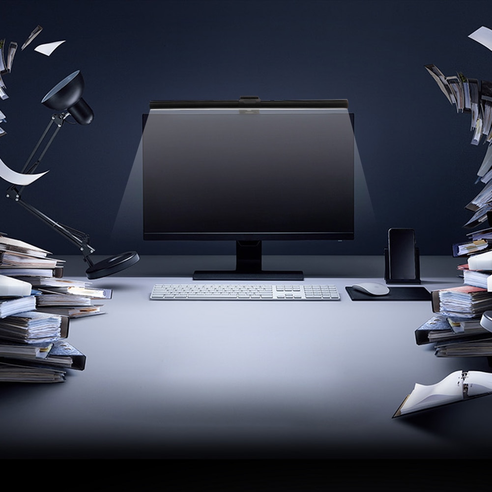 5V USB LED Dimmable Table Lamp Monitor Laptop Screen Soft Lights Light Bar Eye Protection Reading Dimmer Clip-on Desk Lamps