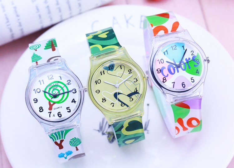 WILLIS Stijlen Mode Meisjes Horloges Silicone Horloge Gemengde Kleuren Lover's Horloges Vrouwen Sport Plastic Klok Kids Horloge