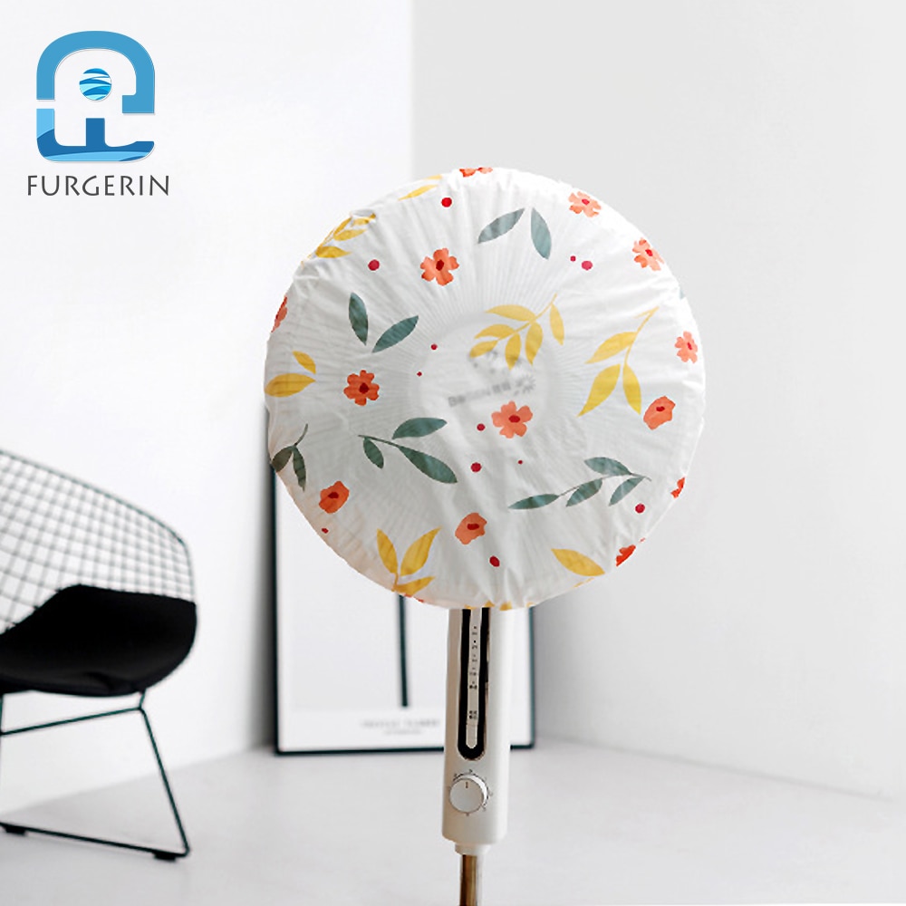 FURGERIN Stand Fan Dust Cover Protection Cap Dustproof safety electric round fan cover Storage Bag Organizer 50*50cm