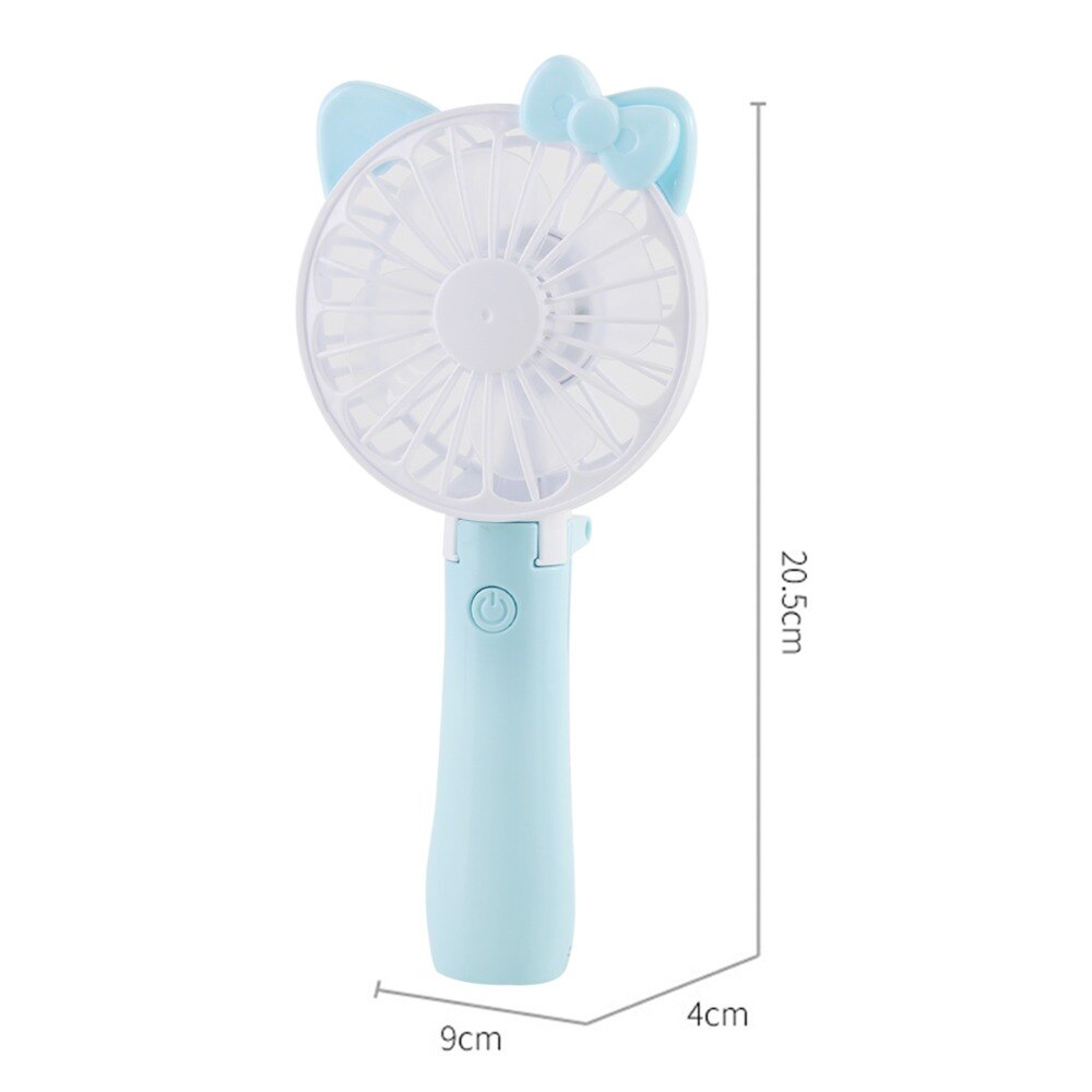 5V1.2W Mini Foldable Electric Fan USB Charging Portable Hand-held Fan for Office Room Outdoor Travel