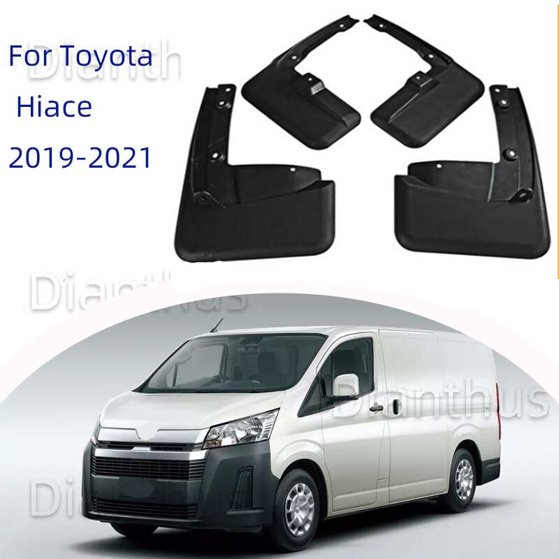 Voor Toyota Hiace -2021High Spatbord Anti-Splash Anti-Fouling Voor Achter Spatbord Auto Accessoires