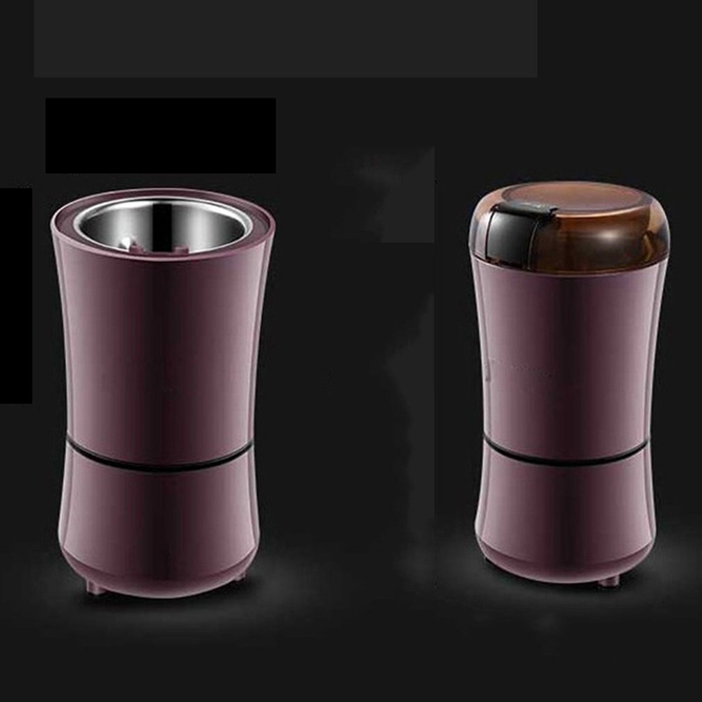 Mini Electric Coffee Grinder Mini Kitchen Salt Pepper Grinder Powerful Beans Spices Nut Seed Coffee Bean Dry Grinding Home Use: Coffee