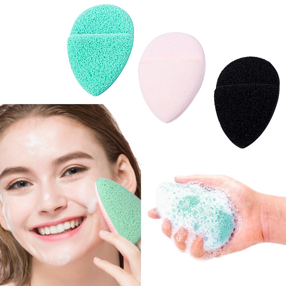 1Pc Make-Up Remover Dikke Veeg Pads Herbruikbare Katoenen Wasbare Facial Borstel Pad Voor Reiniging Mee-eters Wassen Gezicht Pads