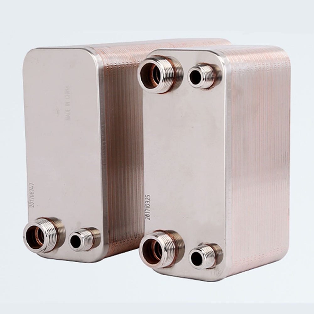 24 Plates stainless steel heat exchanger Brazed plate type water heater SUS304