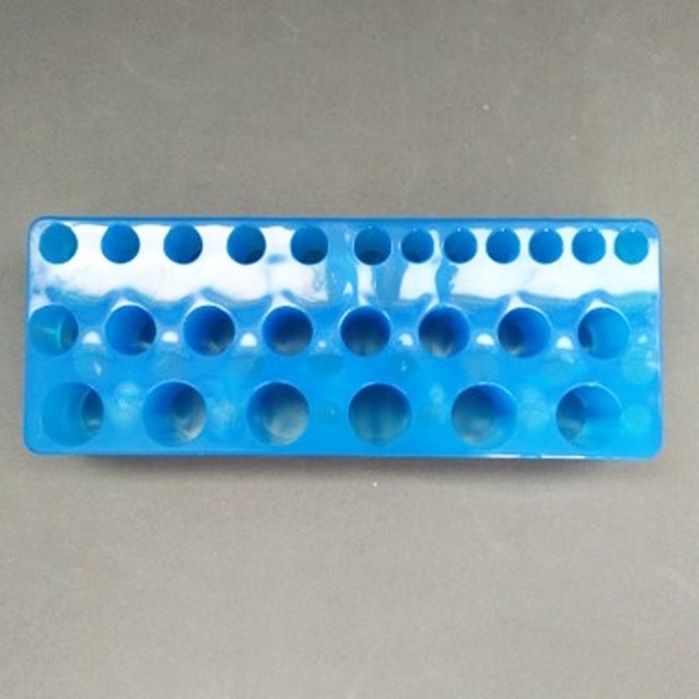 PATIKIL 96-Well-Reagenzglasständer – Doppelseitig, Für 0,2/0,5/1,5/2 Ml Röhrchen, Polypropylen, Orange
