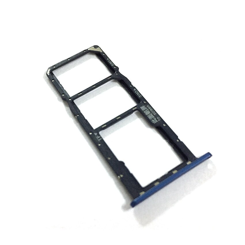 Suporte de bandeja sim para asus zenfone max pro m2 zb633kl, suporte de bandeja para cartão sim, adaptador de soquete, peças de reparo