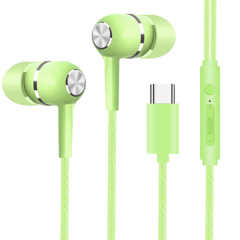 VPB interfaz tipo-c totalmente Compatible, tendencia de , auriculares universales,: Green Upgrade