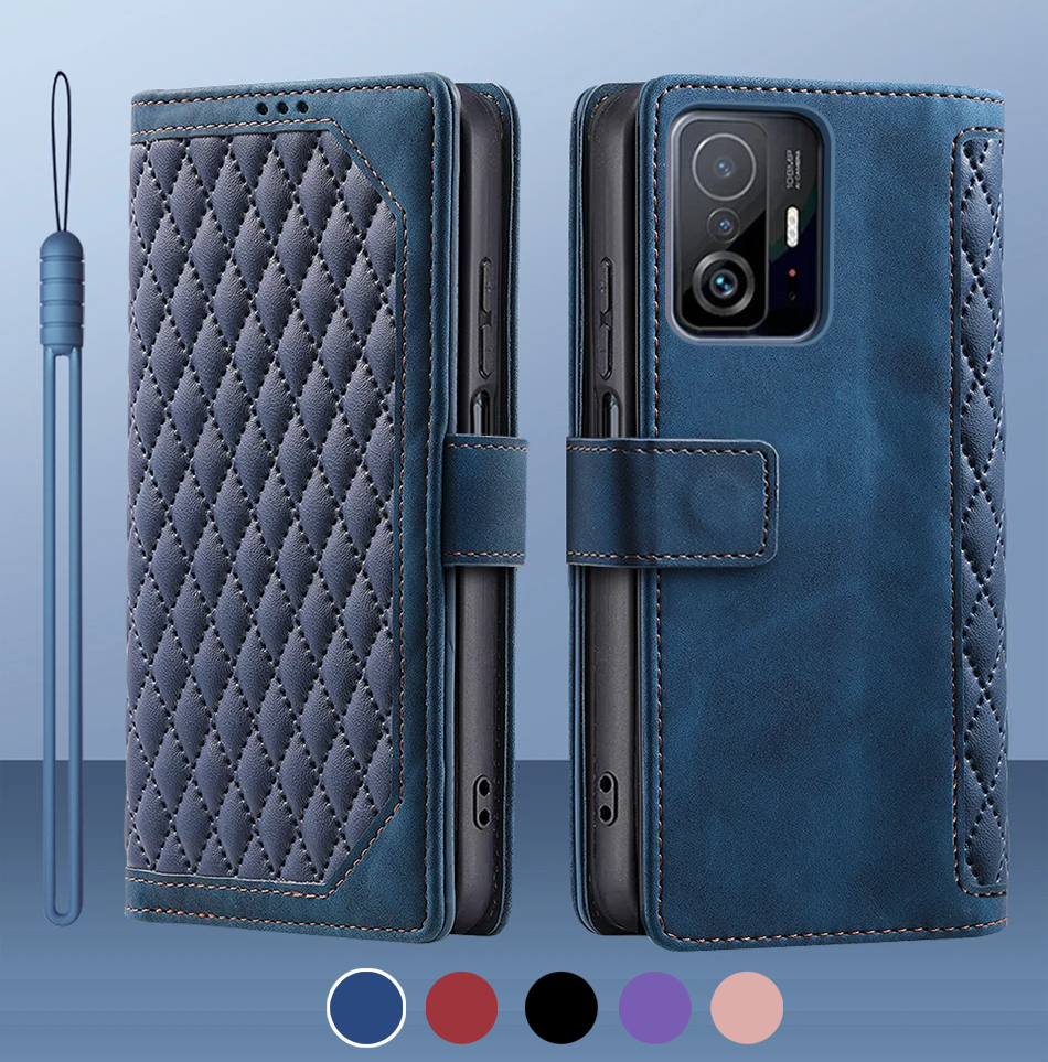 Dla Xiaomi 11T 12T 13T 14T zawodowiec etui skórzane Portfel Luksusowe etui z klapką na kartę Dla Xiaomi 11T zawodowiec etui na telefon Xiaomi Mi 11TPro 14T